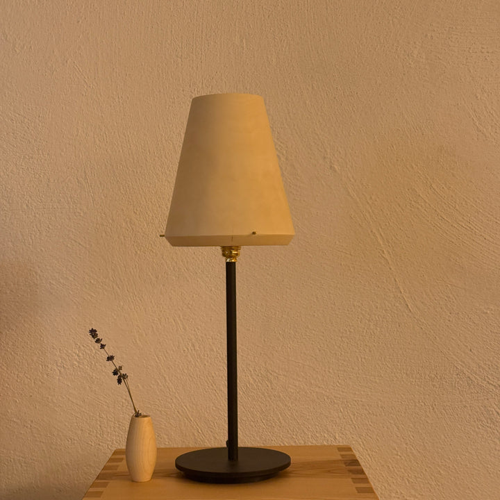 Tischlampe TLP-40, Unikat U3 aus Holz