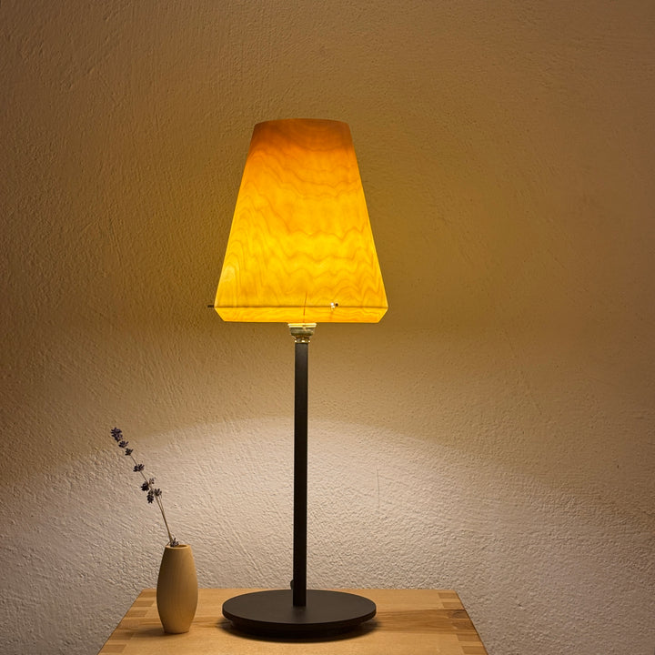 Tischlampe TLP-40, Unikat U3 aus Holz