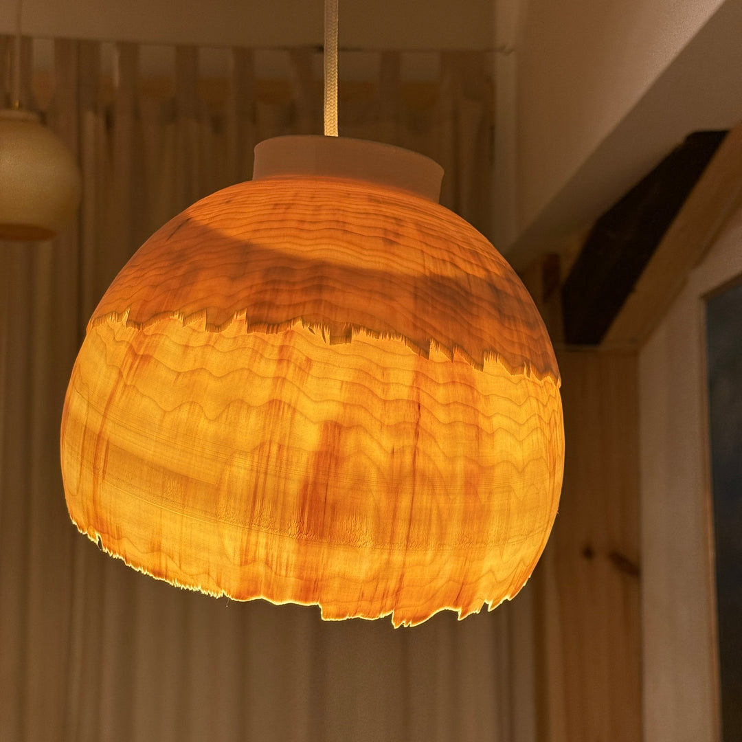 Hängelampe aus Holz EIP-U 24/23