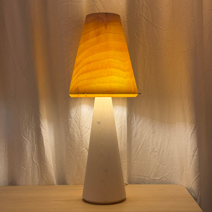 Tischlampe TLP-P groß, Unikat aus Holz