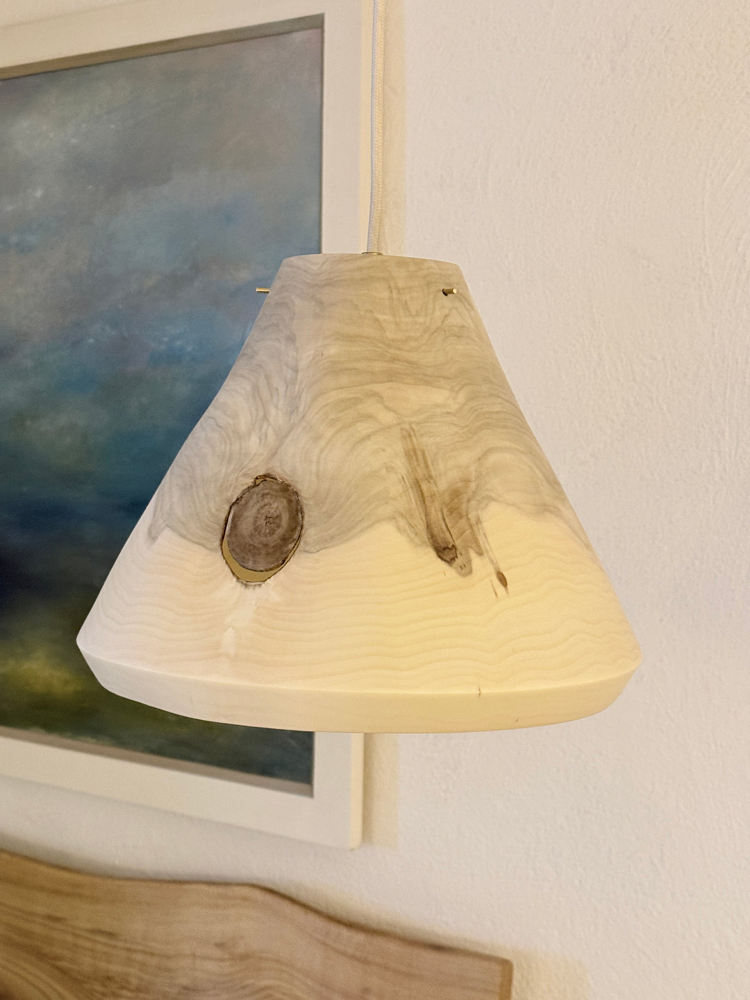 Hängelampe aus Holz KEP-U 33/24
