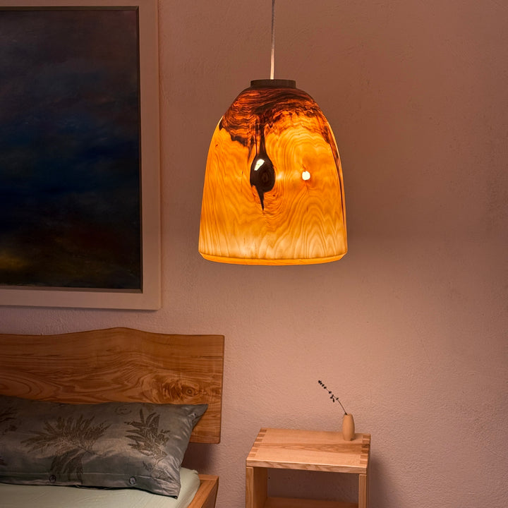 Hängelampe aus Holz BKP-XL