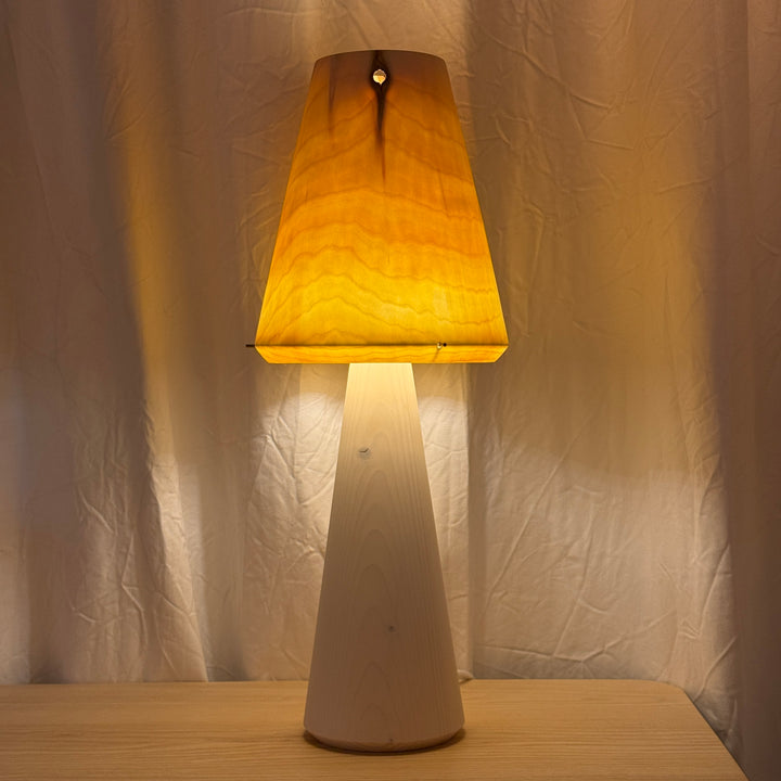 Tischlampe TLP-P groß, Unikat aus Holz
