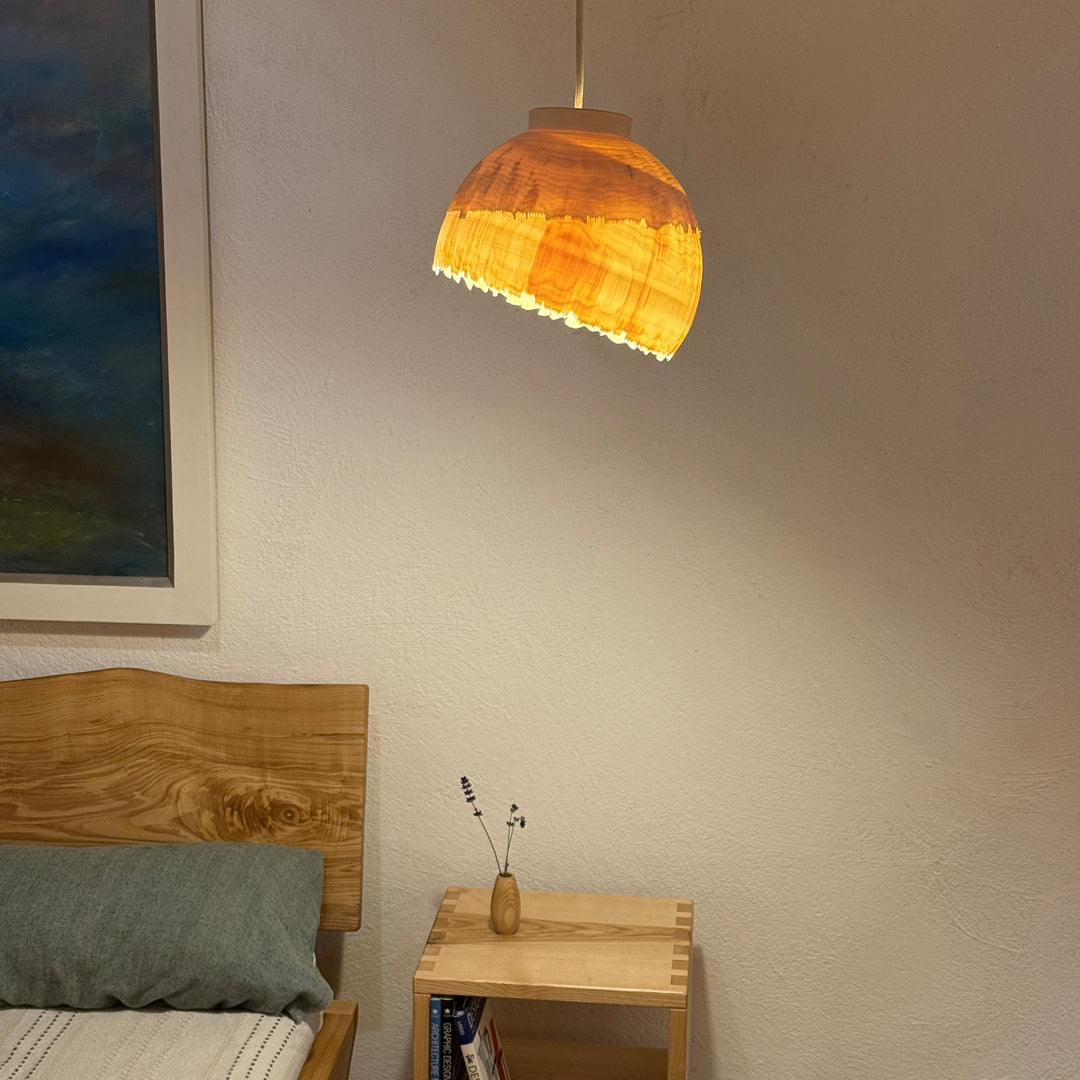 Hängelampe aus Holz EIP-U 24/23