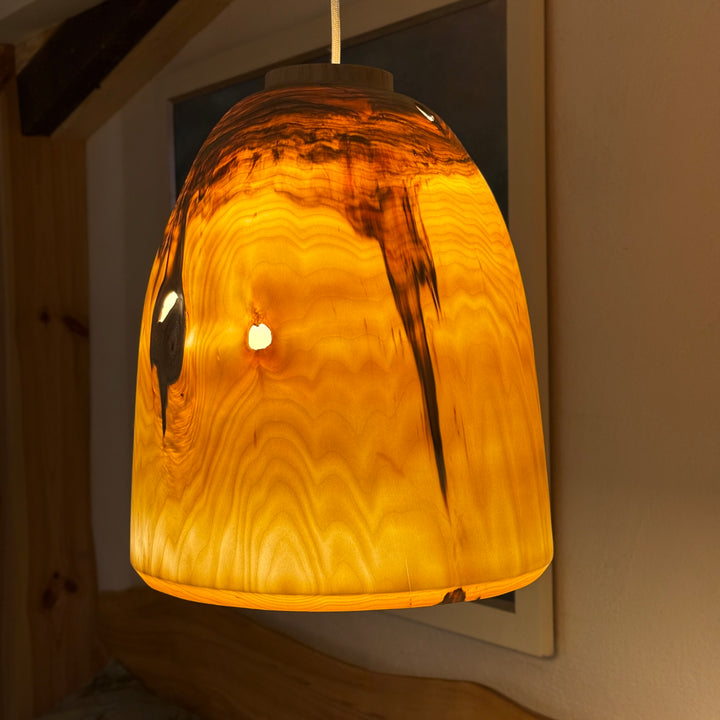 Hängelampe aus Holz BKP-XL