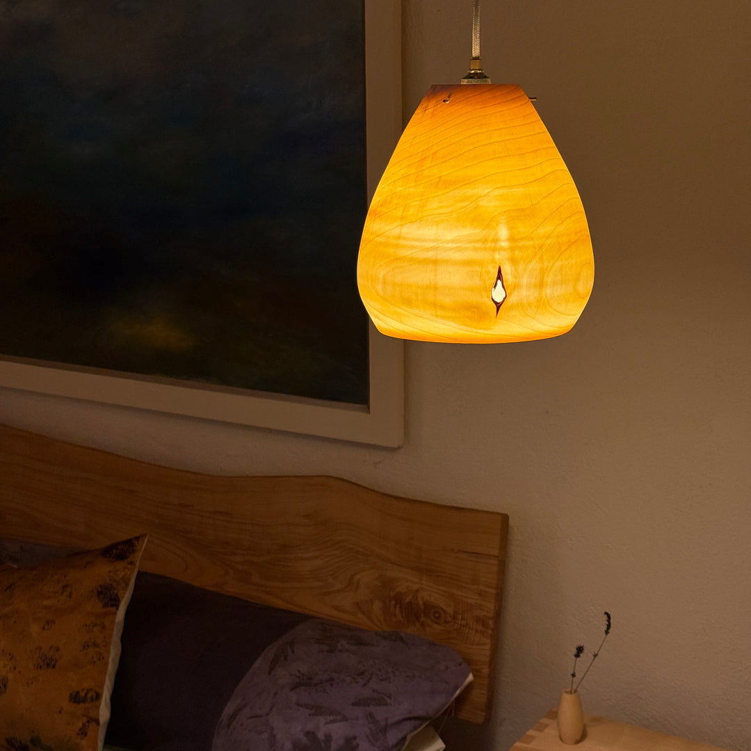 Hängelampe aus Holz GLP-B 27/25- B1