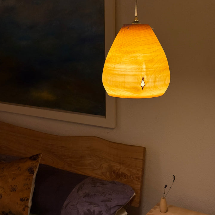 Hängelampe aus Holz GLP-B 27/25- B1