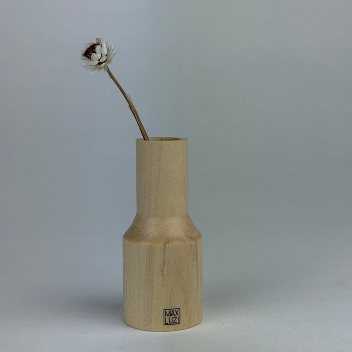 Eckige Mini Vase aus Ahornholz