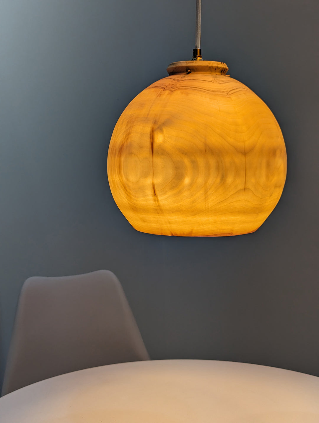 Hängelampe aus Holz KUP