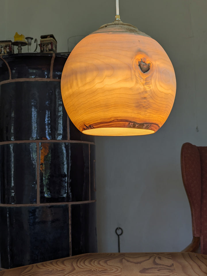Hängelampe aus Holz KUP