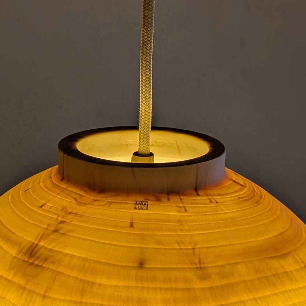 Hängelampe aus Holz KUP