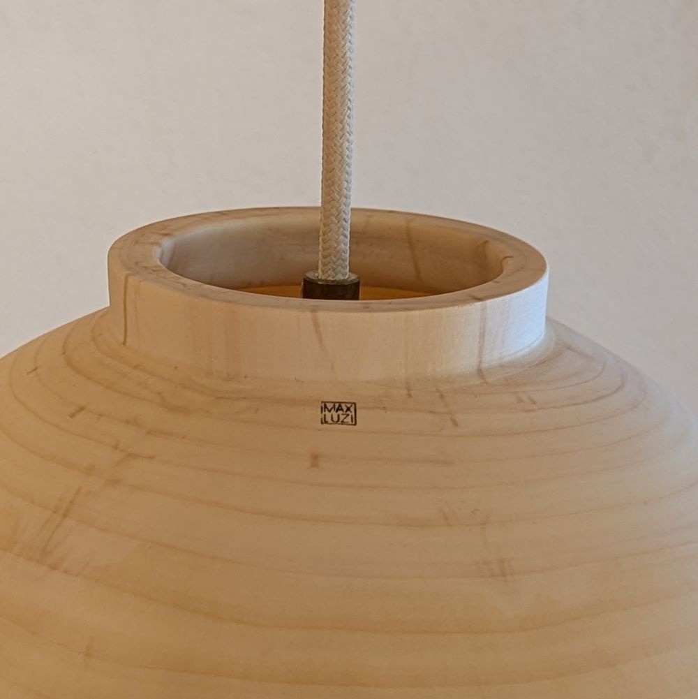 Hängelampe aus Holz KUP