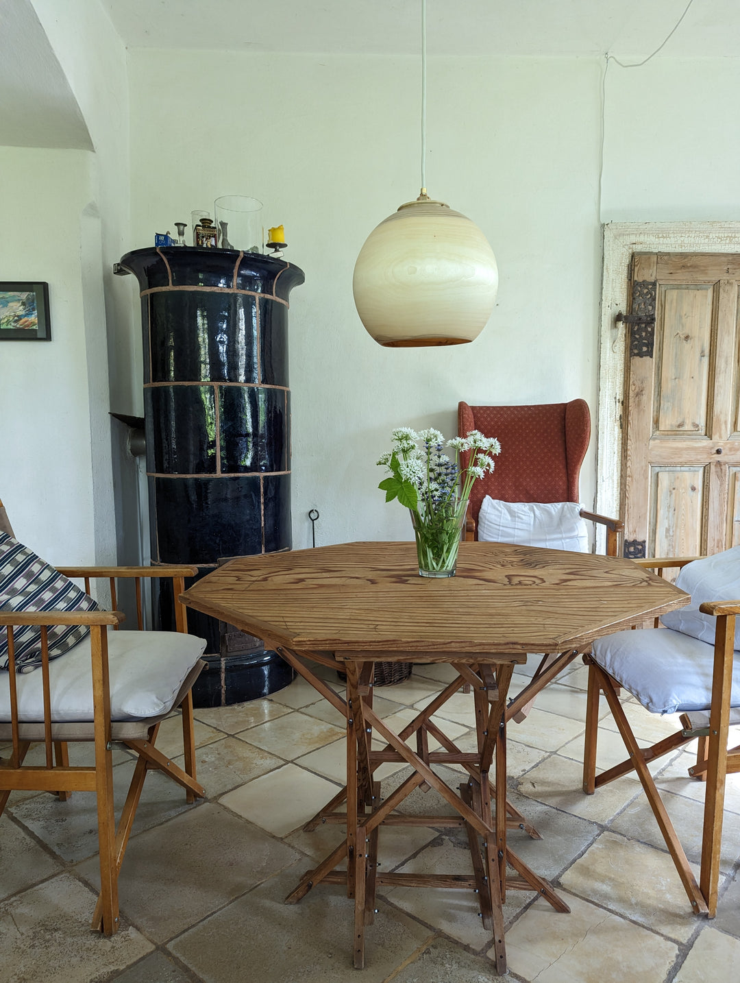 Hängelampe aus Holz KUP