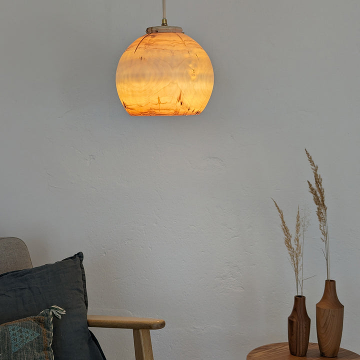 Hängelampe aus Holz KUP