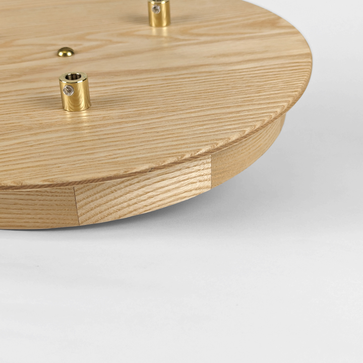 Round ceiling shroud for 3,6 or 9 lamps