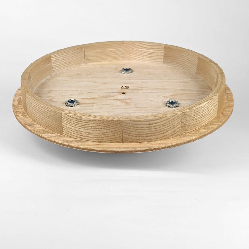 Round ceiling shroud for 3,6 or 9 lamps