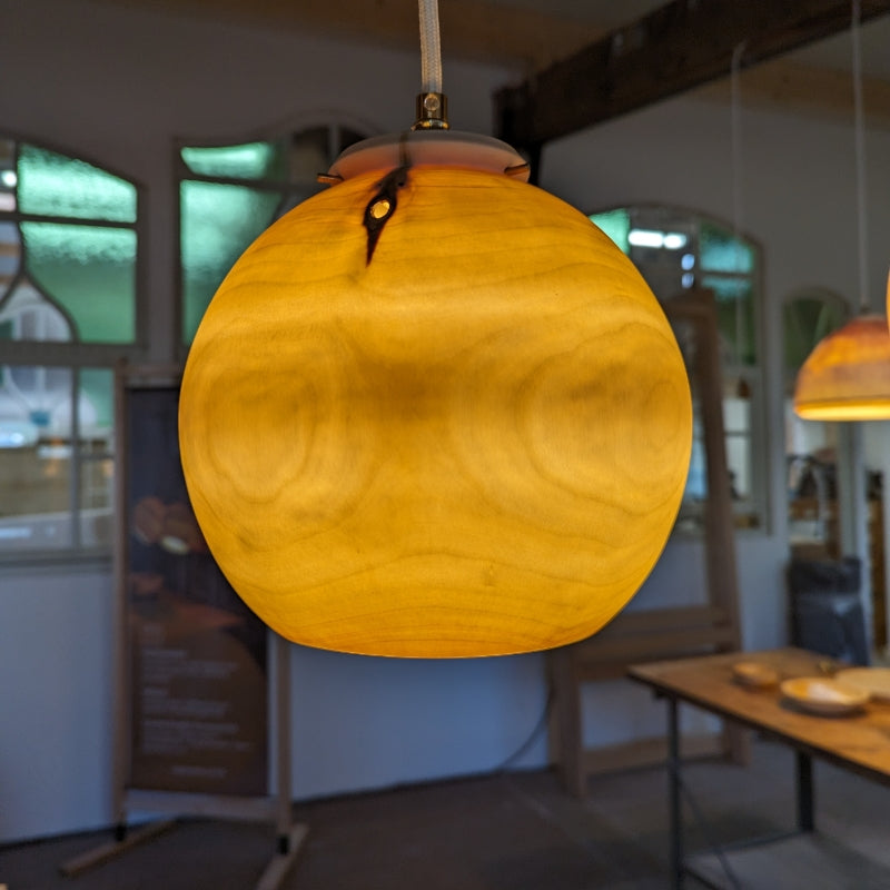 Hängelampe aus Holz KUP