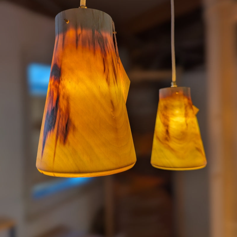 KIP (Auslaufmodell), Deckenlampe aus Holz