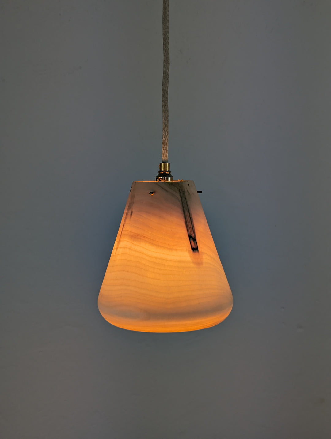 Hängelampe aus Holz RKP