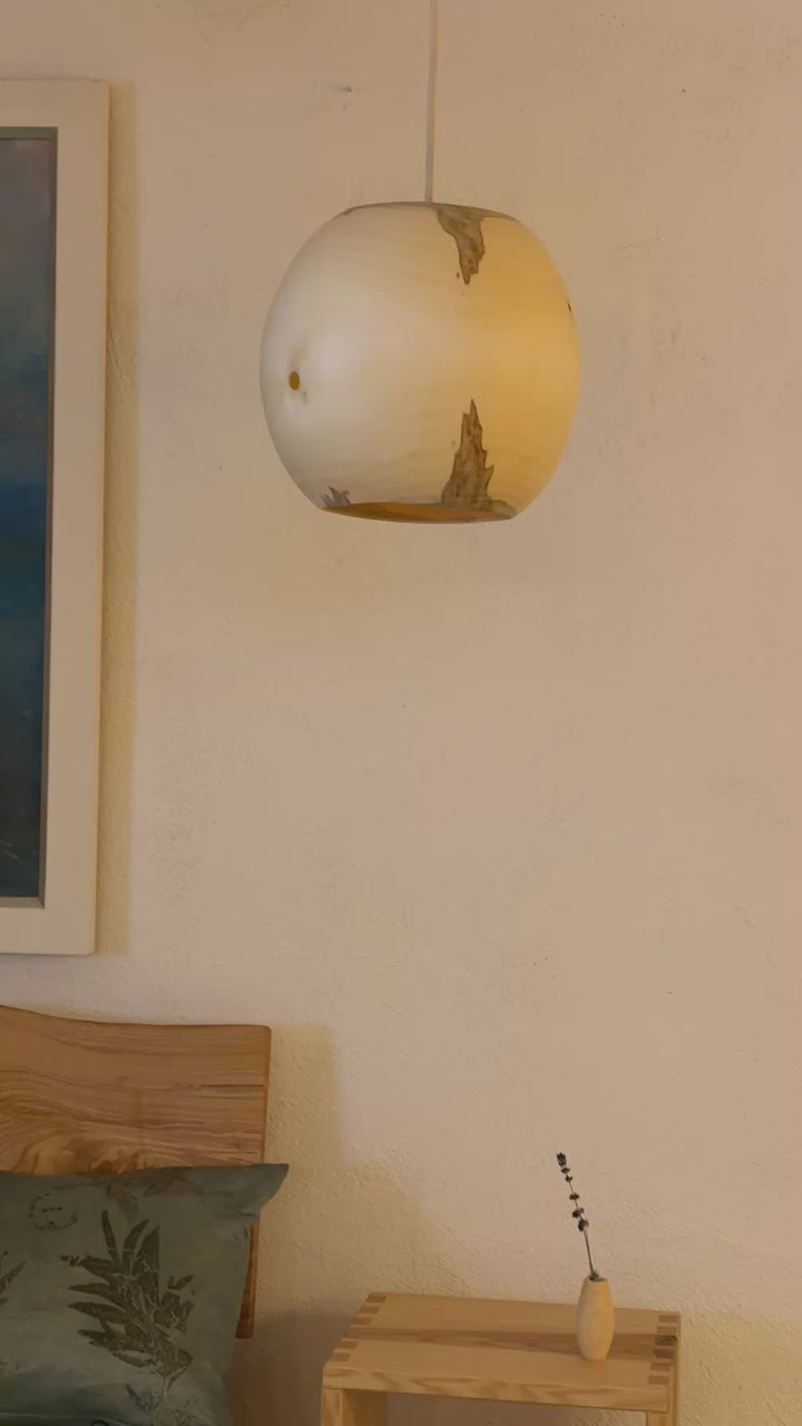 Hängelampe aus Holz KUP-U 29/26