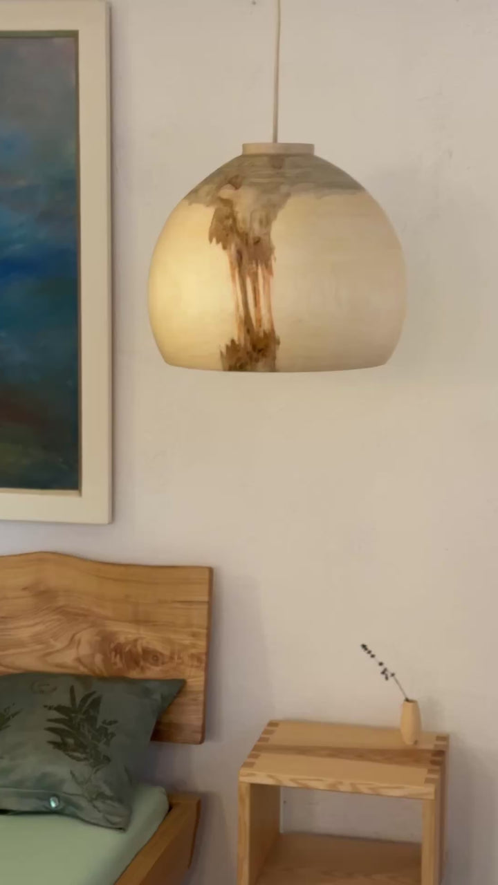 Hängelampe aus Holz KUP-XL 39/32