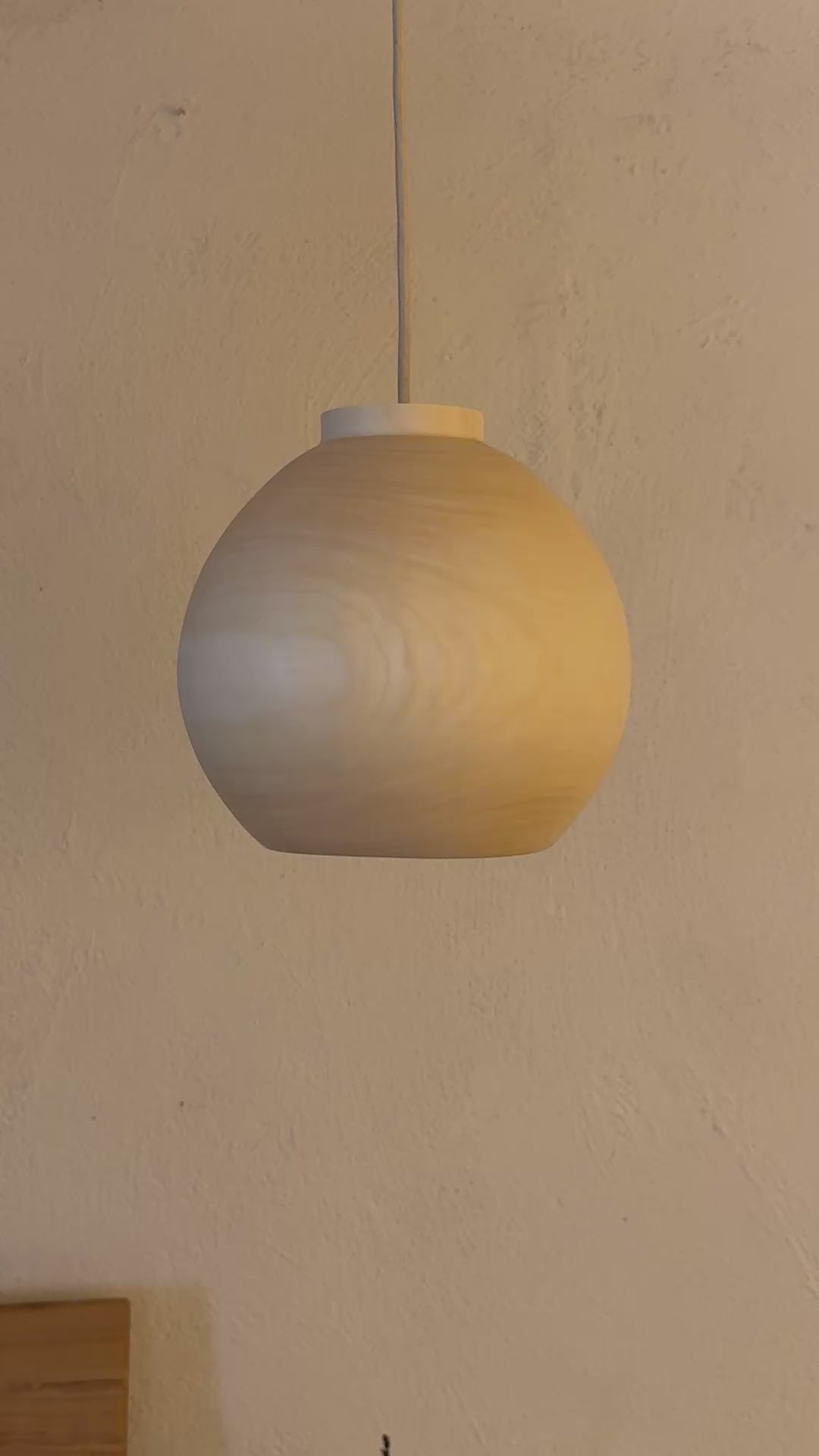 Hängelampe aus Holz KUP-B2- 26/25