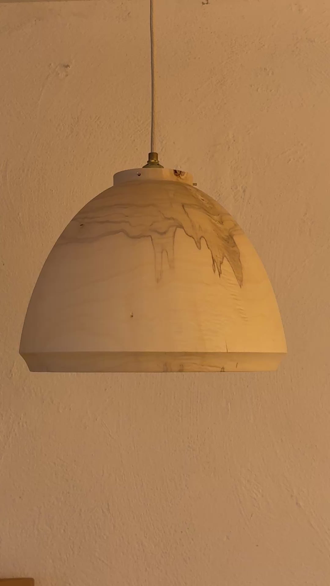 Hängelampe aus Holz HBK-U 35/26