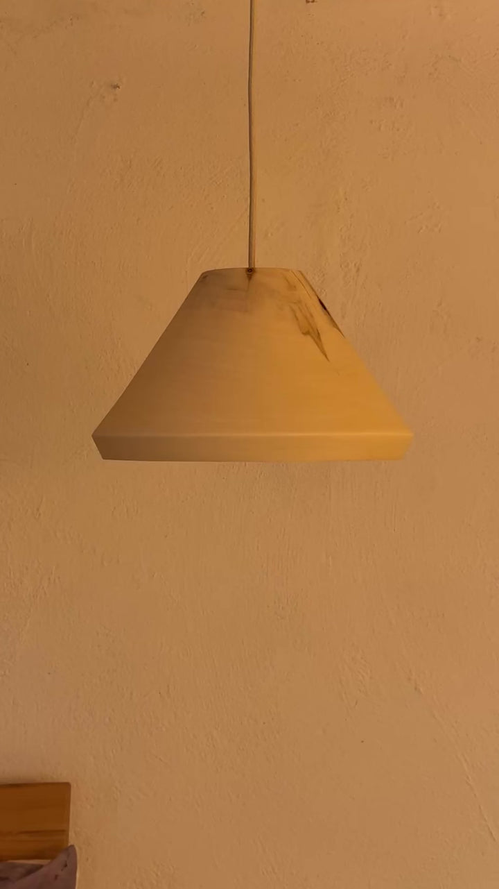 Hängelampe aus Holz KEP-U 33/19