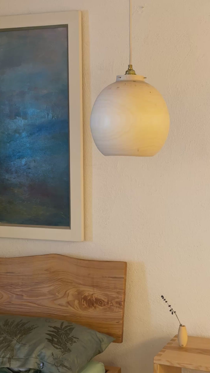 Hängelampe aus Holz KUP-B2 26/25