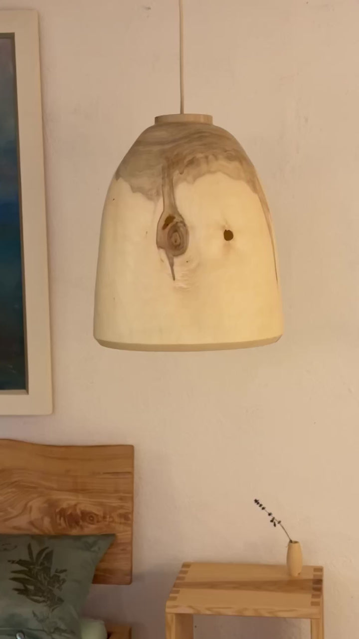 Hängelampe aus Holz BKP-XL