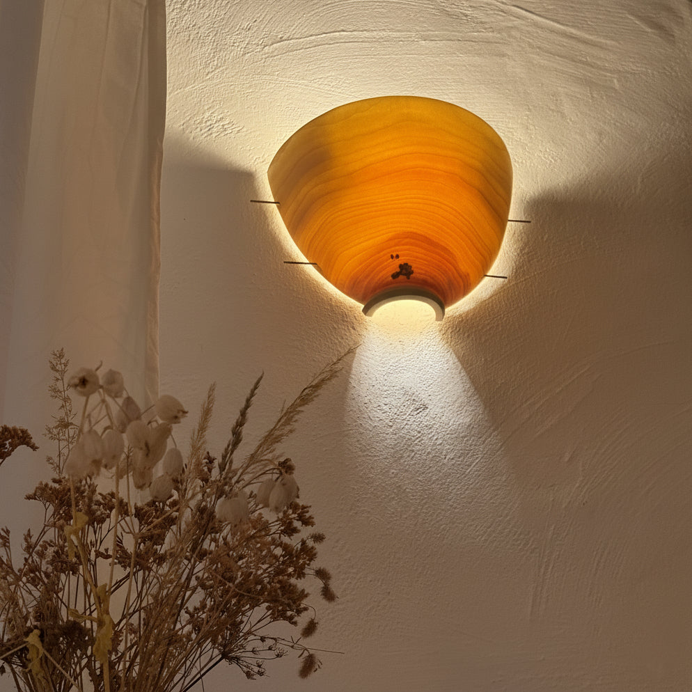 Wandlampe  aus Holz - Individuelle Anfertigung