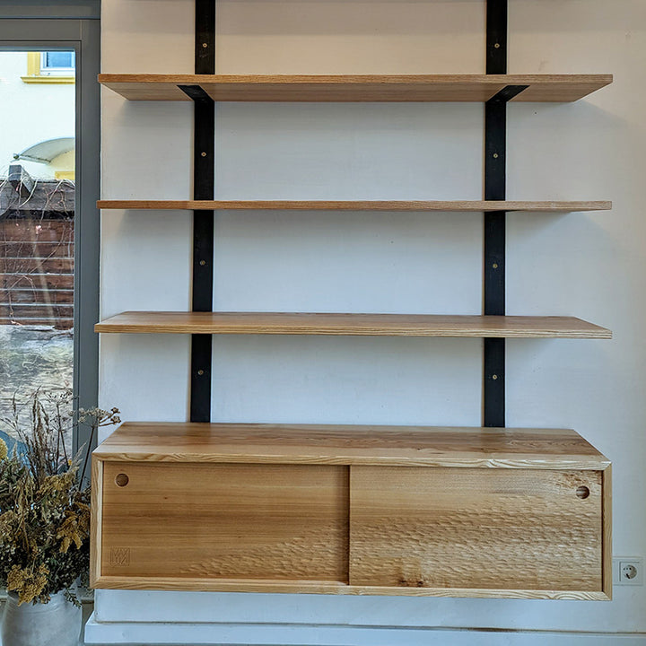 Holzragel aus heimischen Eschenholz mit Aufbewahrungskasten